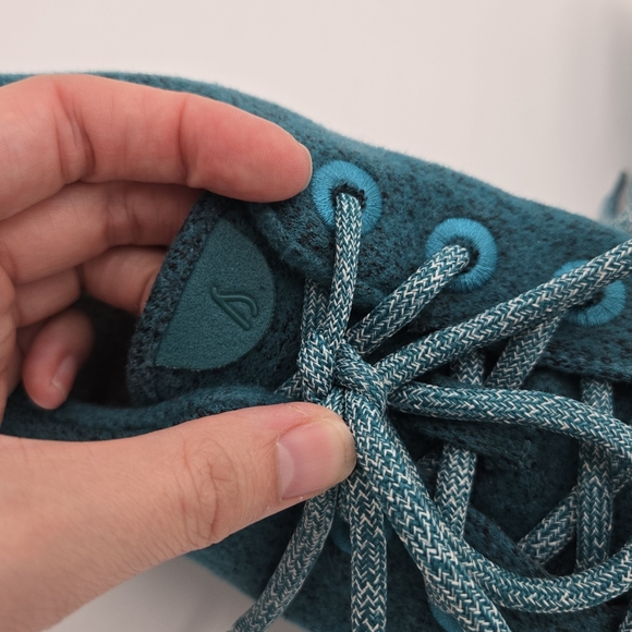 ALLBIRDS Mens Merino Wool Runner Teal Sneakers Size 12 - Picture 5 of 7